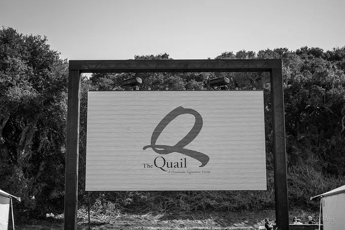 The Quail helicopter arrival