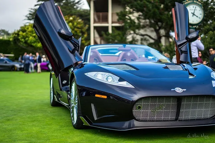 Spyker C8 Preliator front grille detail