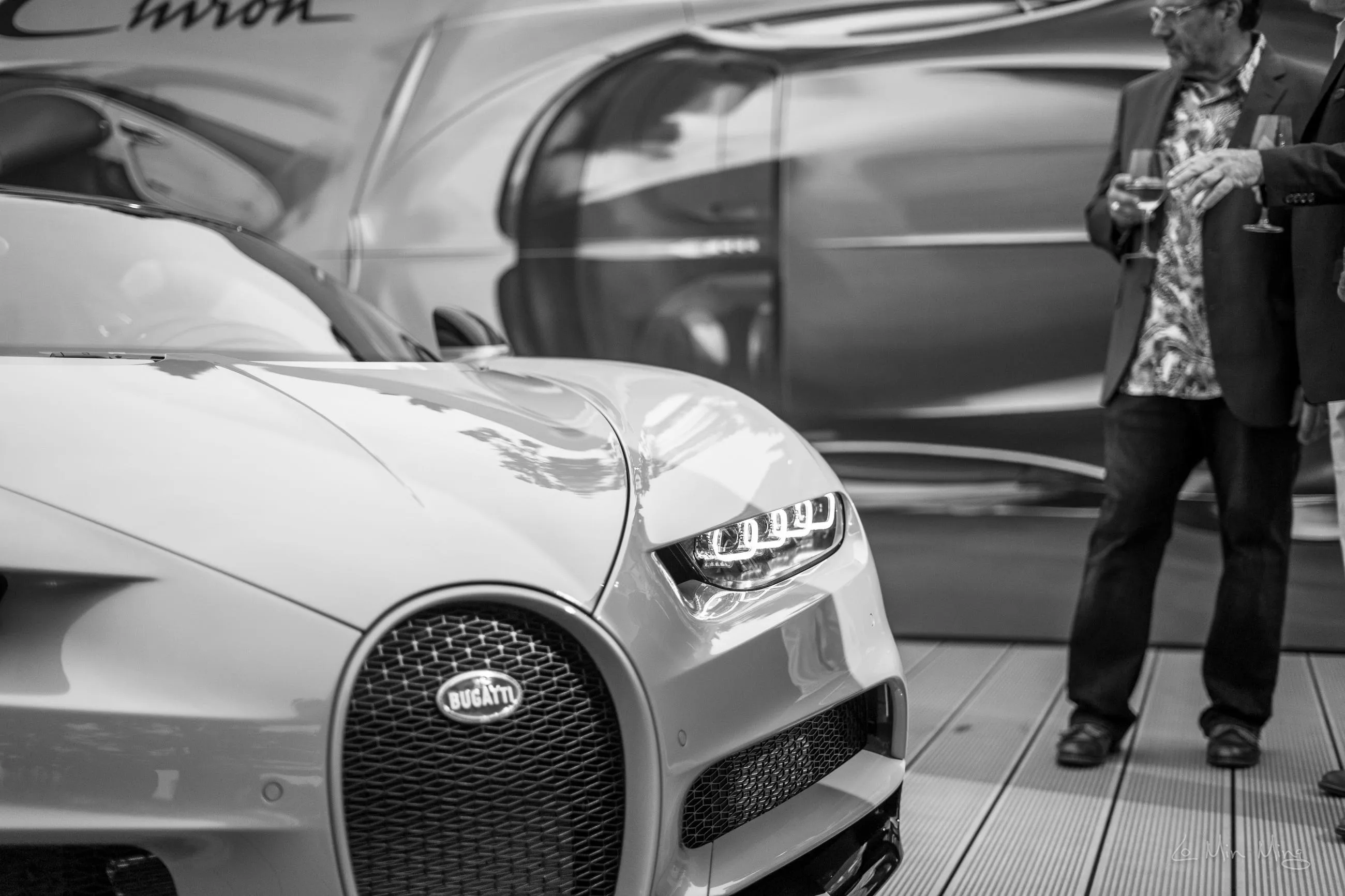 Bugatti Chiron rear wing detail