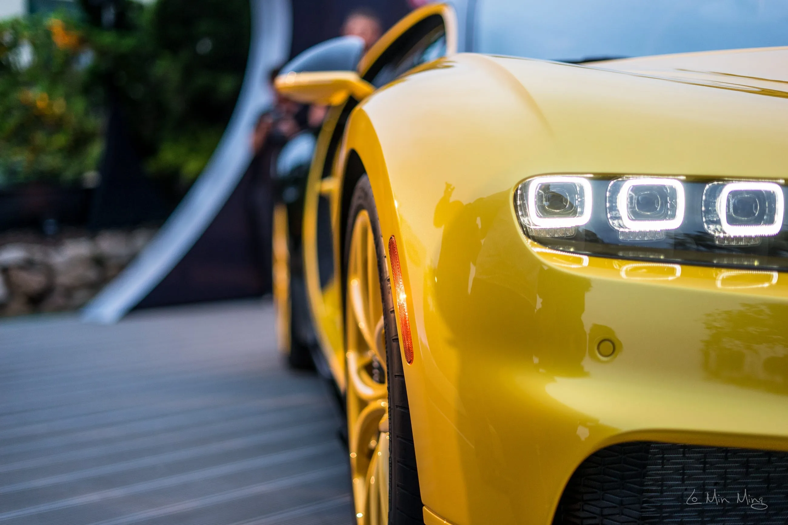 Bugatti Chiron taillight detail