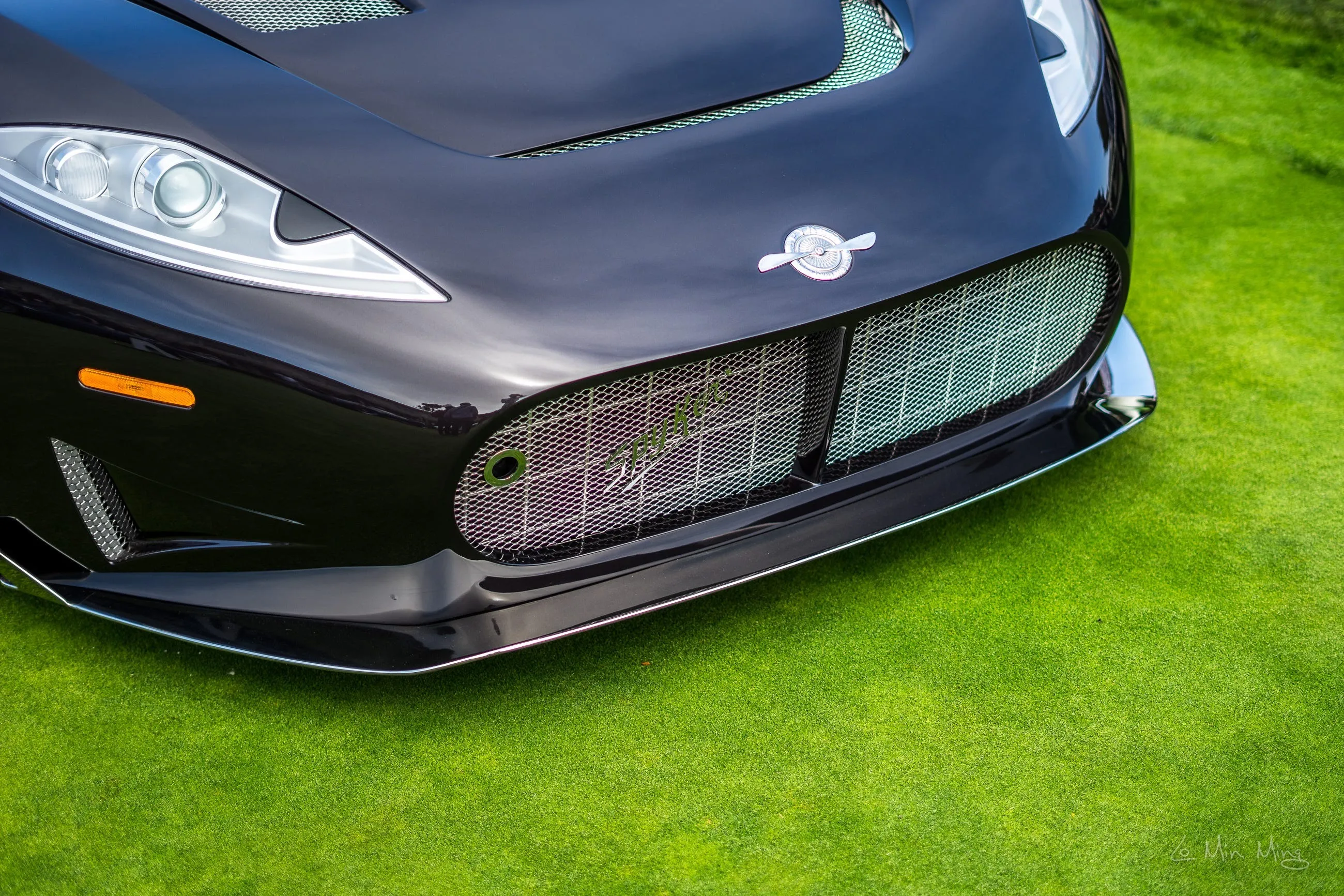 Spyker C8 Preliator headlight detail