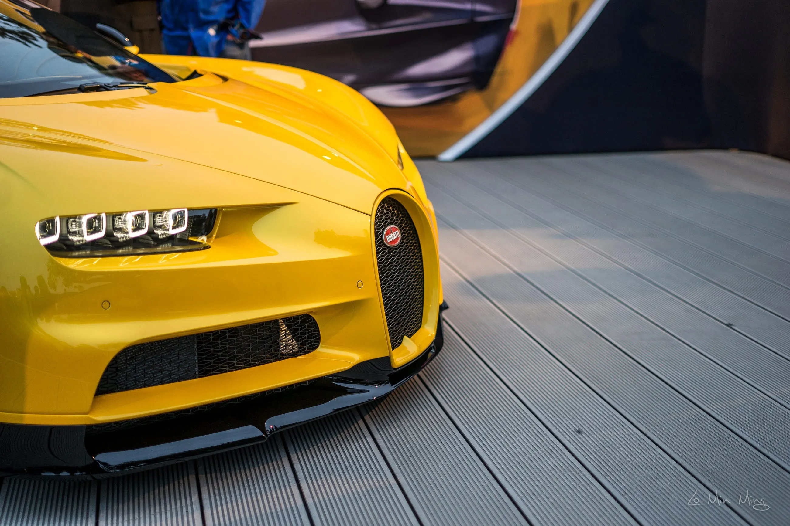 Bugatti Chiron interior view