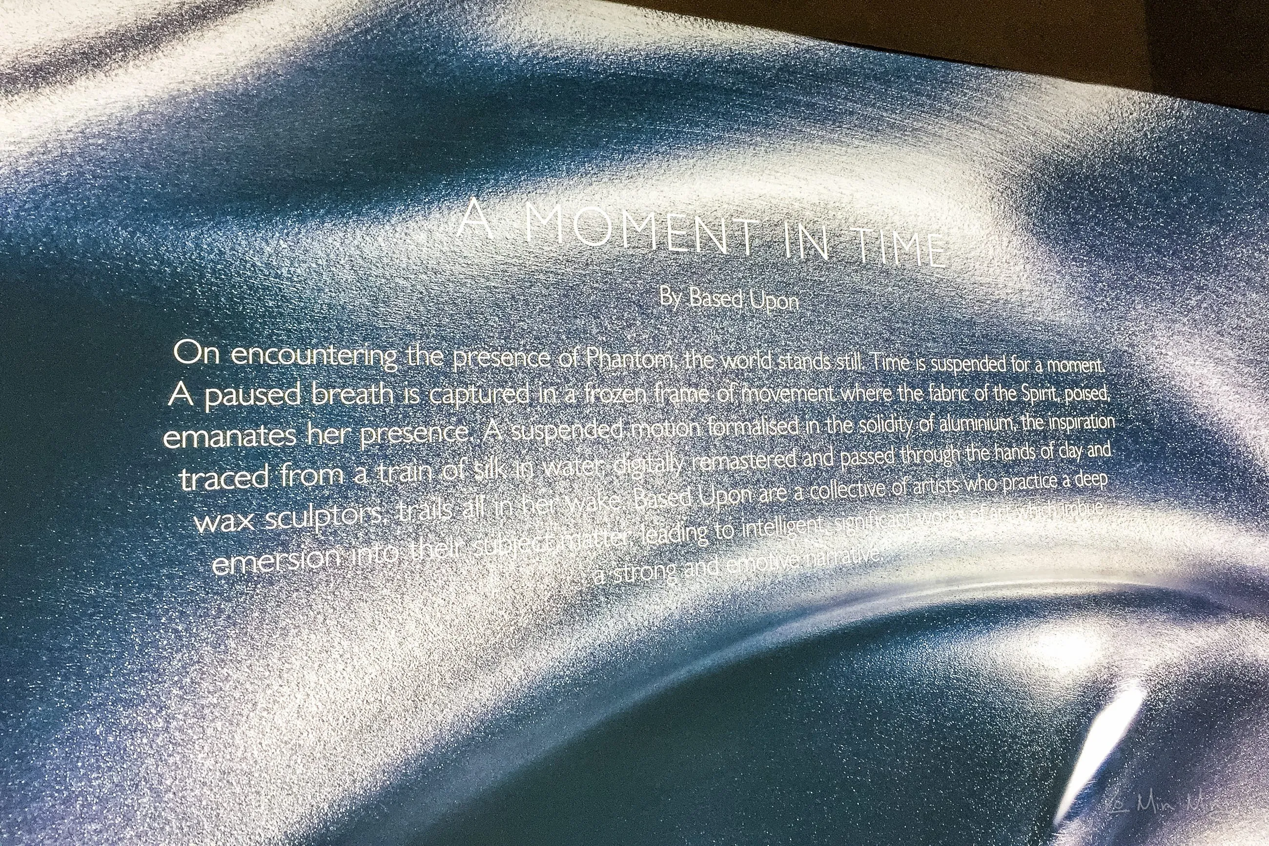 Spirit of Ecstasy embossed leather