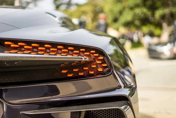 Aston Martin Vulcan full rear profile