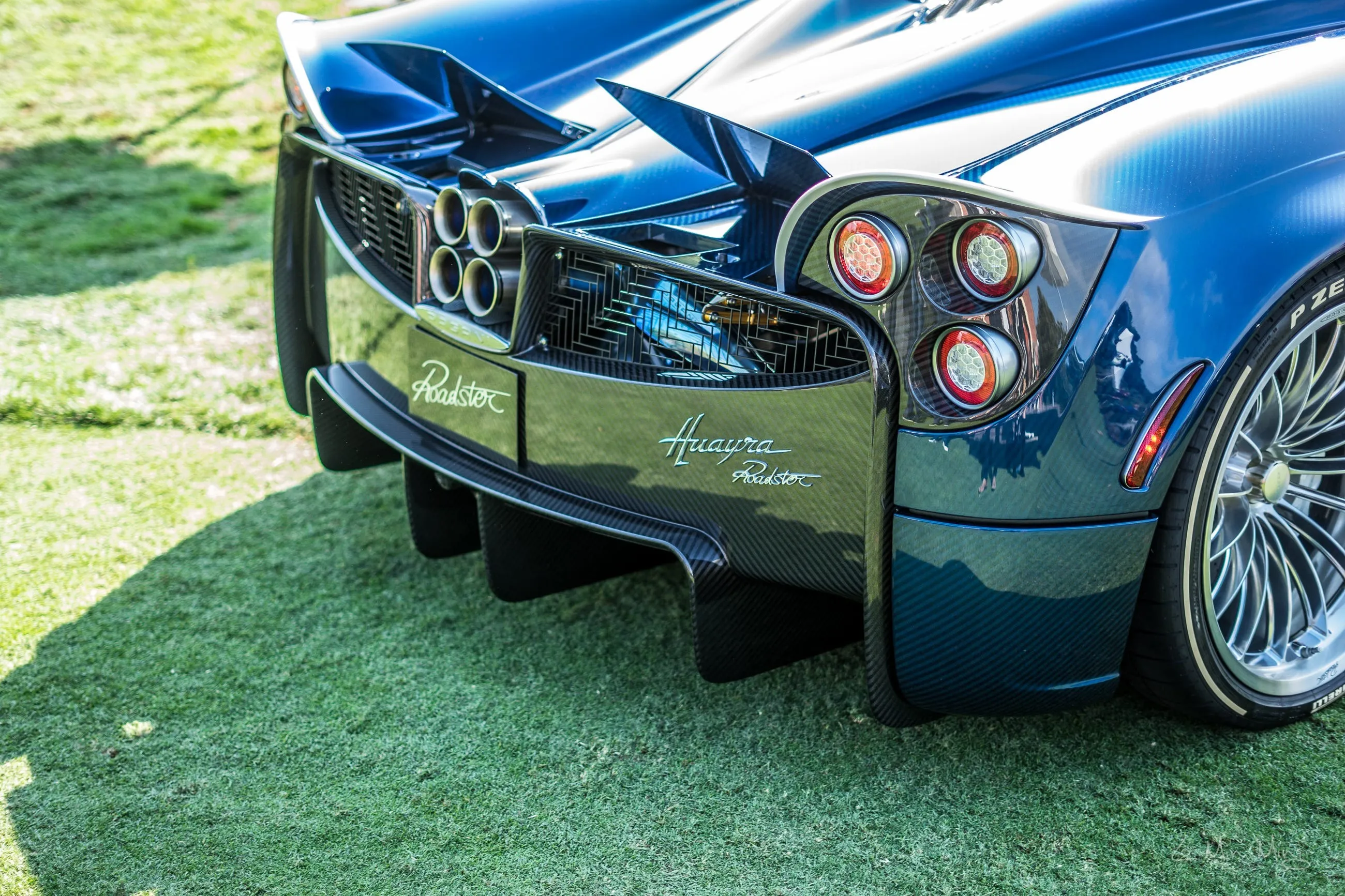 Pagani exterior detail one