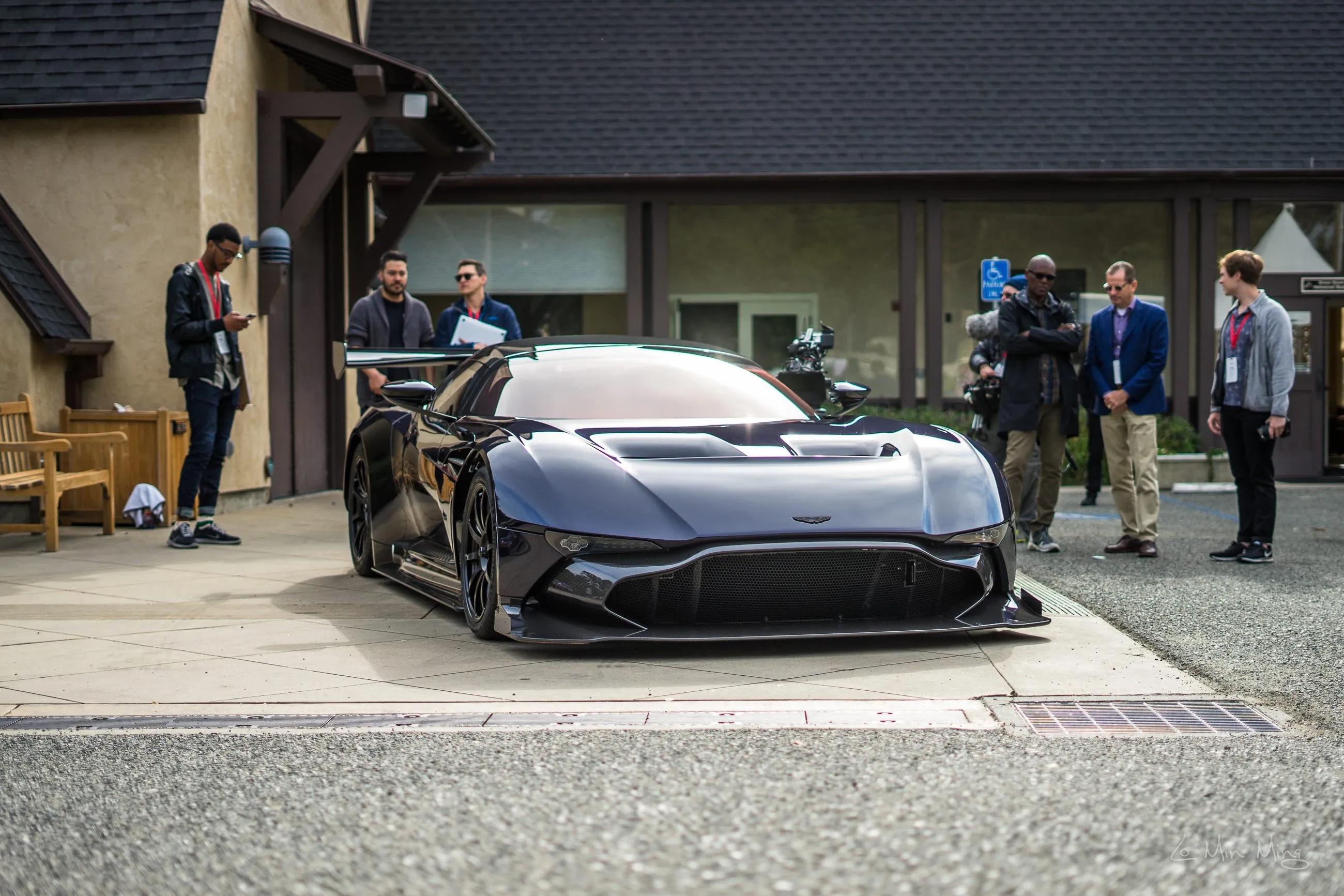 Aston Martin Vulcan front grille mesh and profile