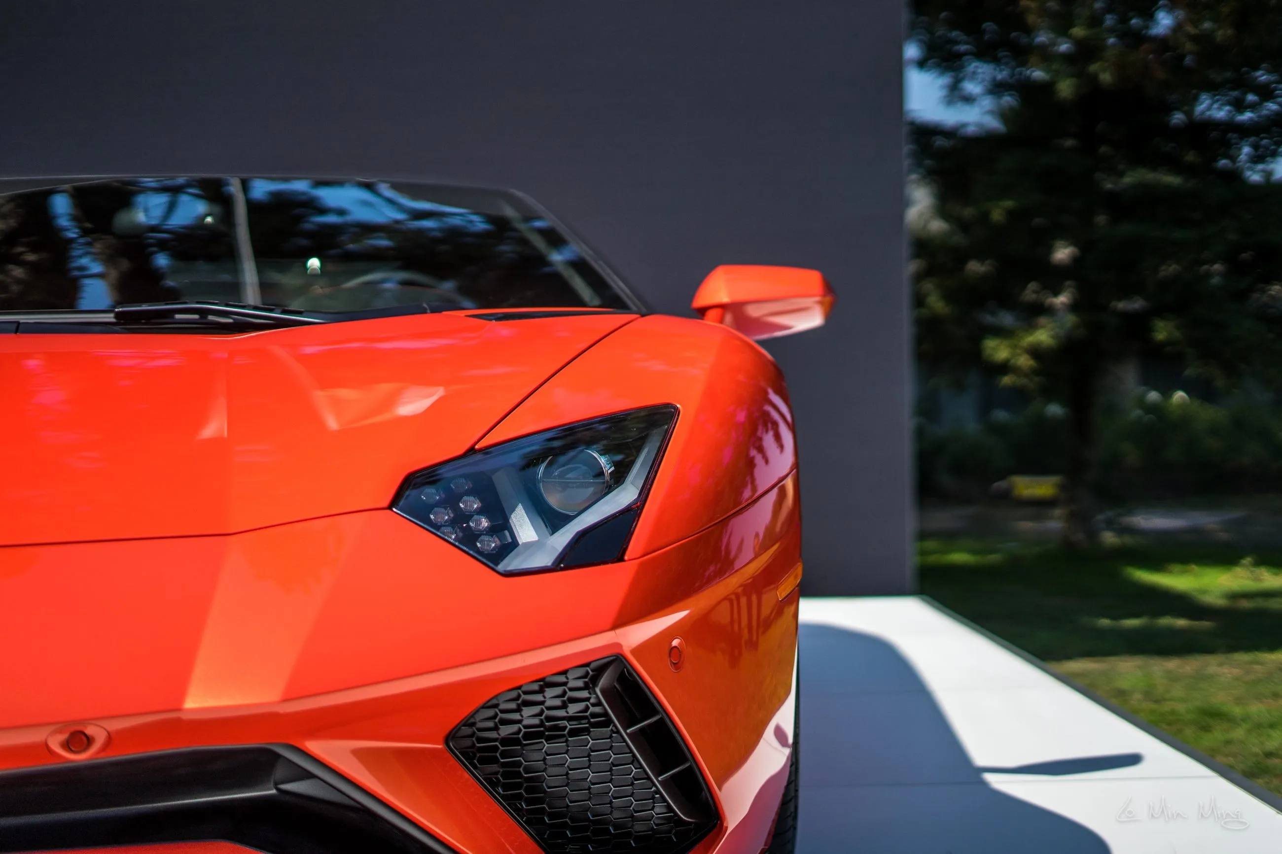 Lamborghini rear angle