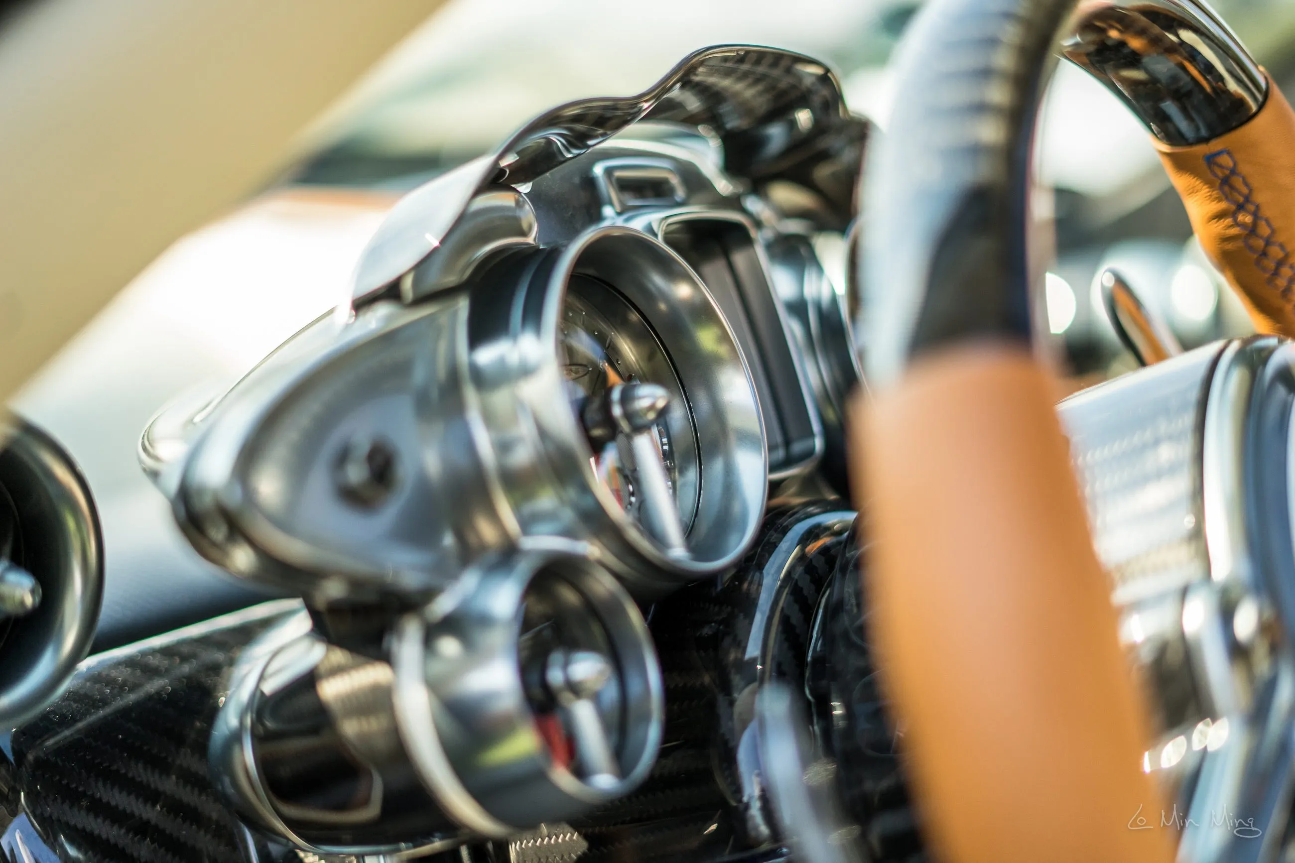 Pagani bodywork close-up