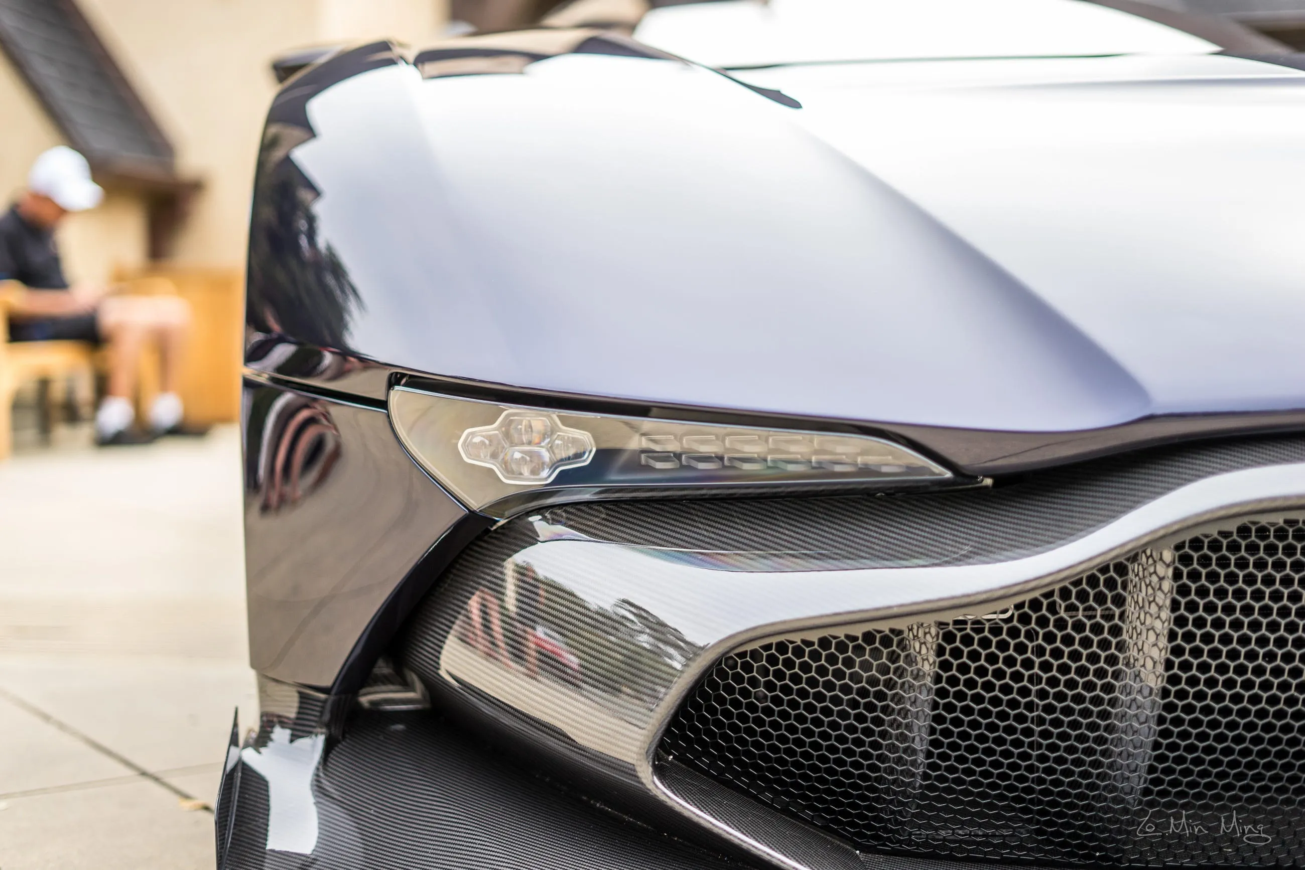 Aston Martin Vulcan carbon-fiber hood venting