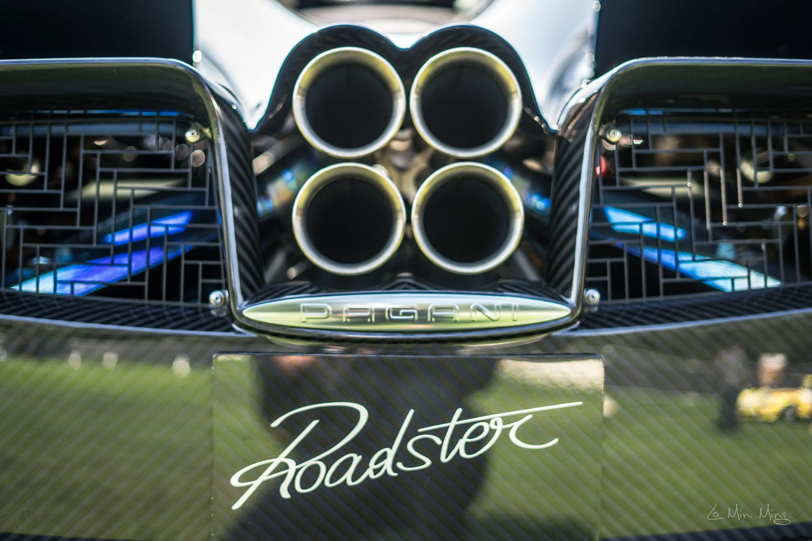 Pagani display close-up